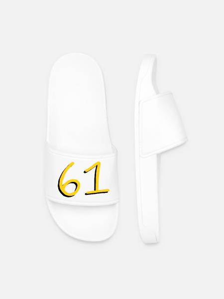61 - Claquettes Homme - blanc