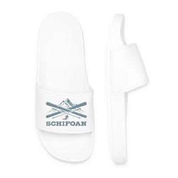 Schifoan | Après ski, sports d'hiver, vacances au ski - Claquettes Homme - blanc - Devant