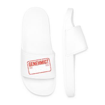 se permet de se faire plaisir bière alcoolisée bière de fête - Claquettes Homme - blanc - Devant