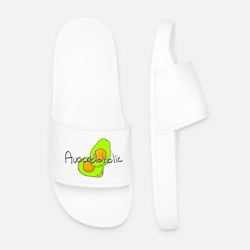 Avocadoholic - Männer Badelatschen - Weiß