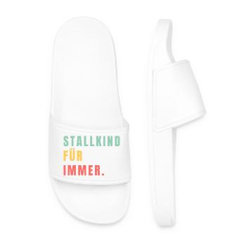 Stable child forever - Men’s Pool Sliders - white - Front