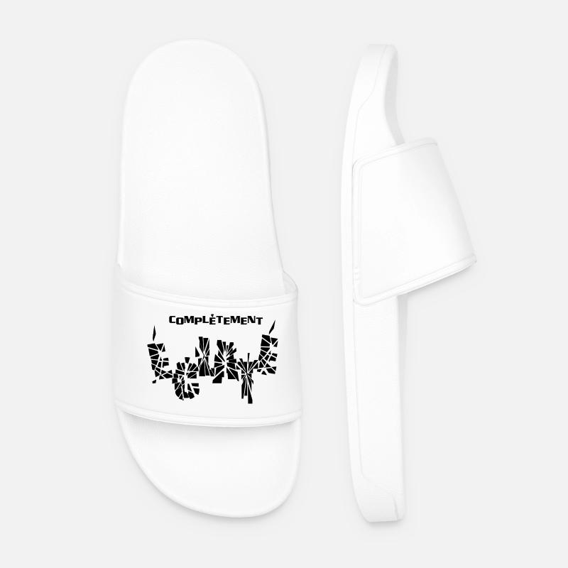 KOMPLETT EXPLODIERT! - Männer Badelatschen - Weiß