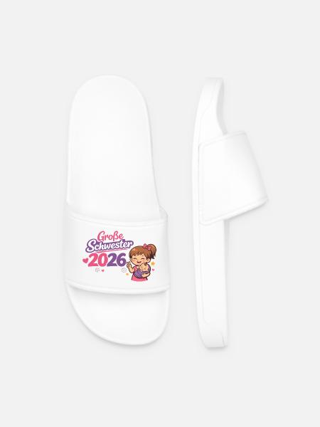 Big Sister 2026 Only Child End - Men’s Pool Sliders - white