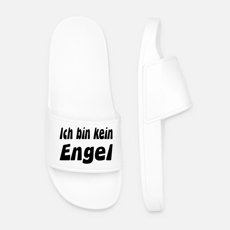 Engel - Männer Badelatschen - Weiß
