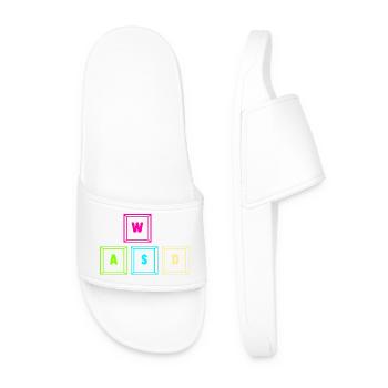 Jeu vidéo Gamer Gaming - Claquettes Homme - blanc - Devant