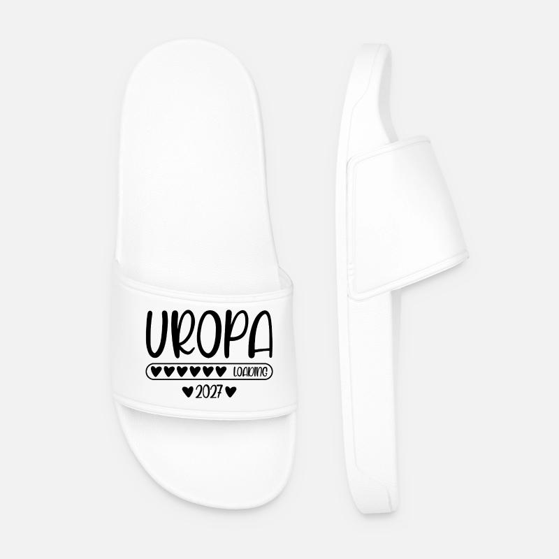 Uropa 2027 loading - Männer Badelatschen - Weiß