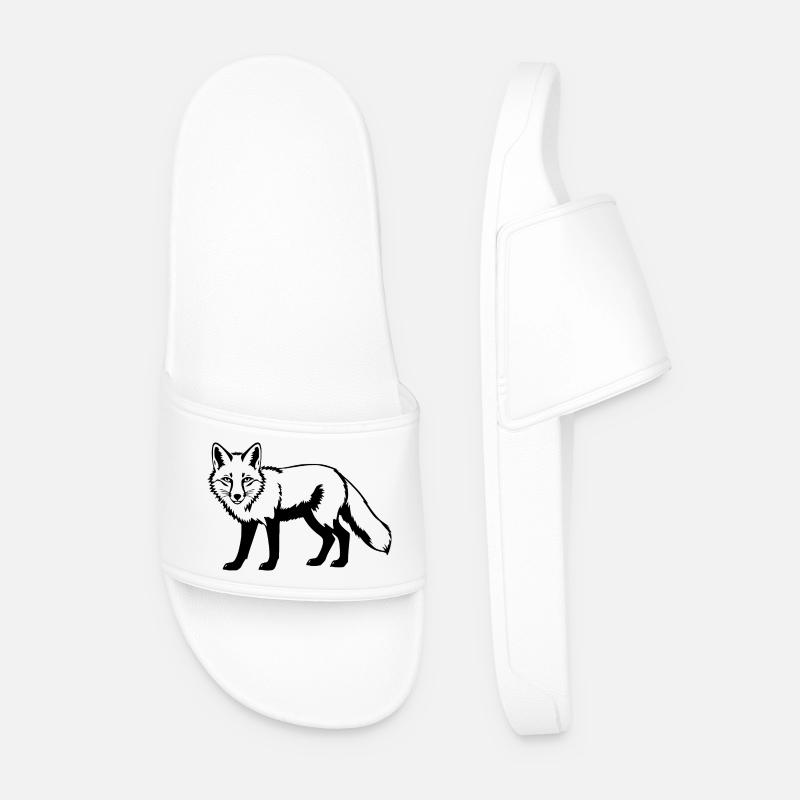 Fox - Men’s Pool Sliders - white