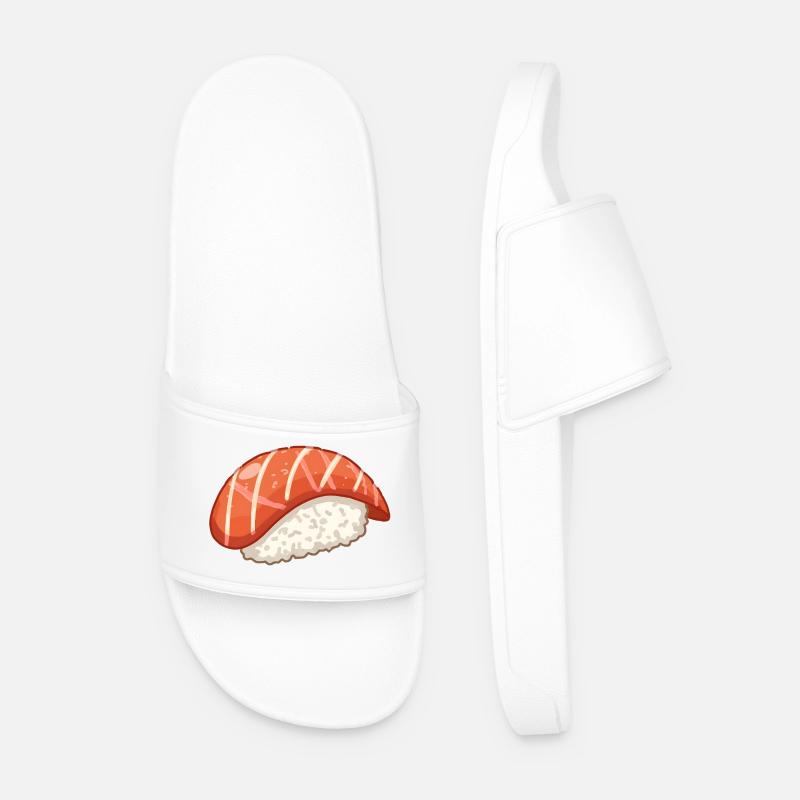 Sushi - Männer Badelatschen - Weiß
