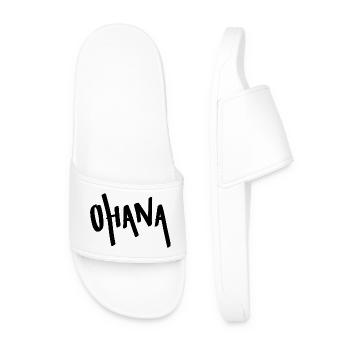 Chemise Ohana Lettering – Minimal Hawaii Family - Claquettes Homme - blanc - Devant