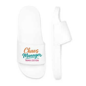 Édition Chaos Manager Mama – Drôle de Diction Mama - Claquettes Homme - blanc - Devant