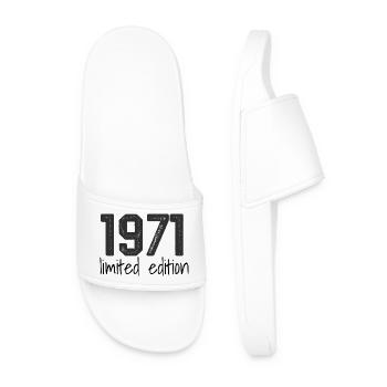 Édition limitée 1971 Rétro Anniversaire Vintage Des - Claquettes Homme - blanc - Devant