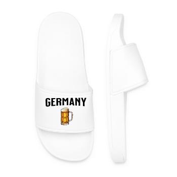 Germany Beer - Männer Badelatschen - Weiß - Vorne