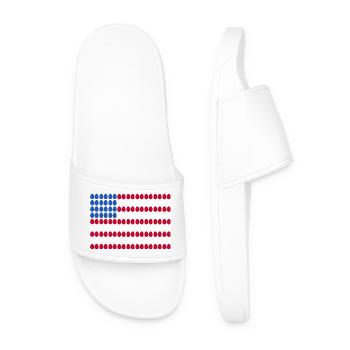 Éleveur Patriotique Troupeau de Coq Volaille USA Pride C - Claquettes Homme - blanc - Devant
