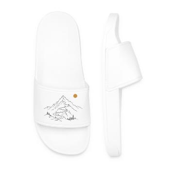 Route de montagne - Claquettes Homme - blanc - Devant
