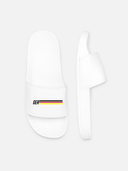 germany team germany - Men’s Pool Sliders - white