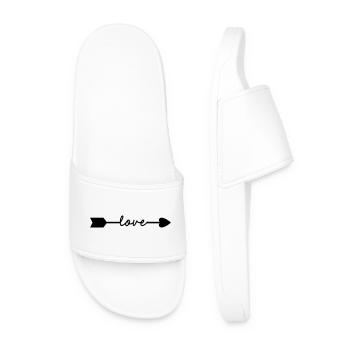 Love - Men’s Pool Sliders - white - Front