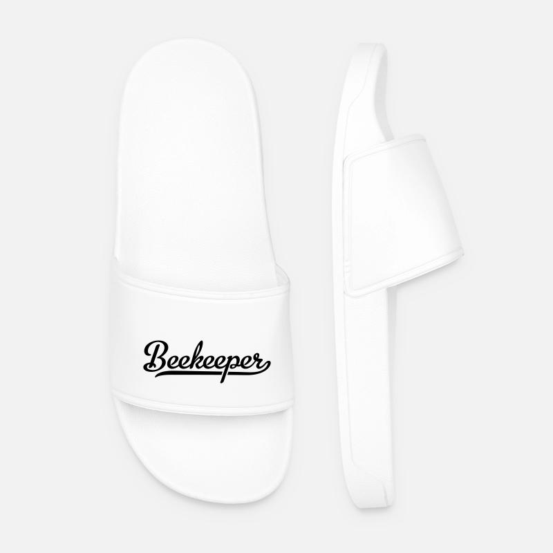 Beekeeper - Männer Badelatschen - Weiß