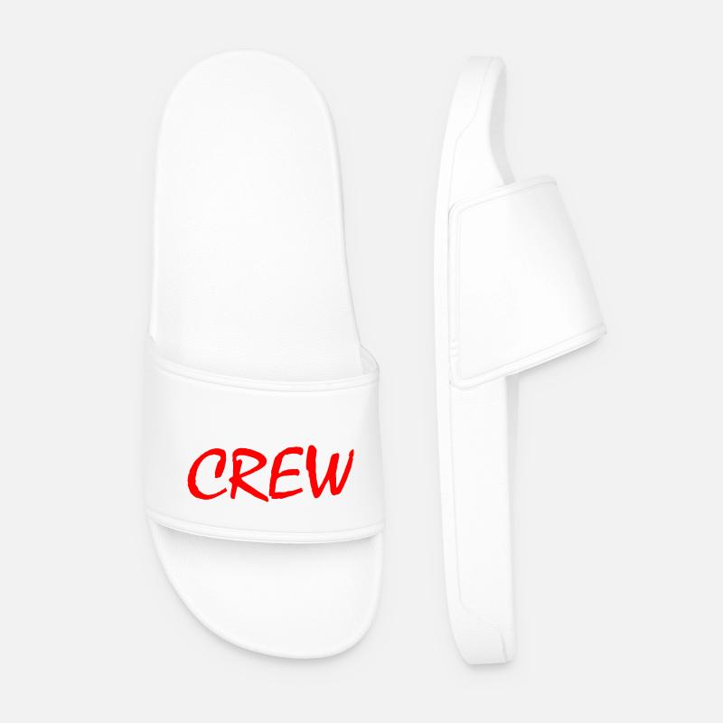 Crew - Männer Badelatschen - Weiß
