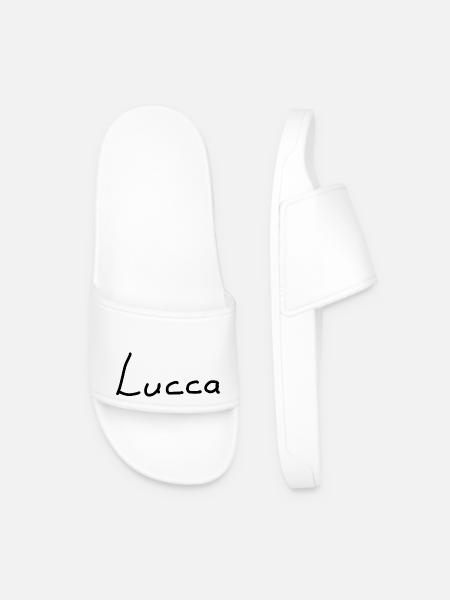 Lucca - Männer Badelatschen - Weiß