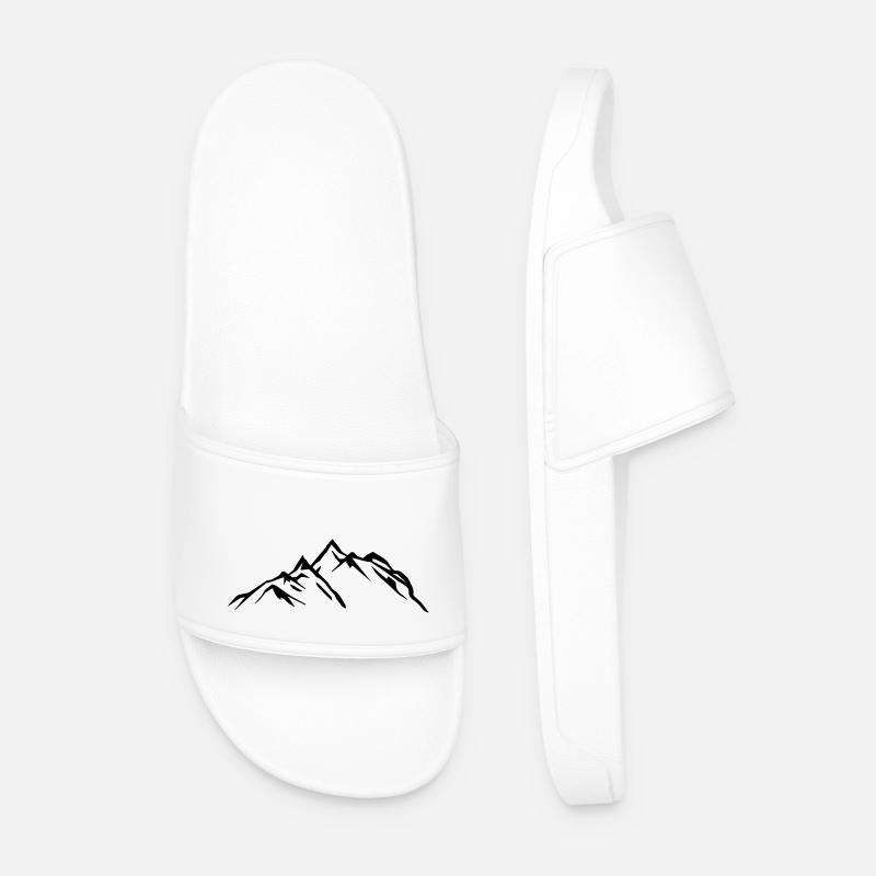 Mountains Mountains 2 - Men’s Pool Sliders - white
