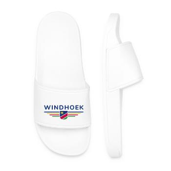 Windhoek T-Shirt for Namibia Lovers - Men’s Pool Sliders - white - Front