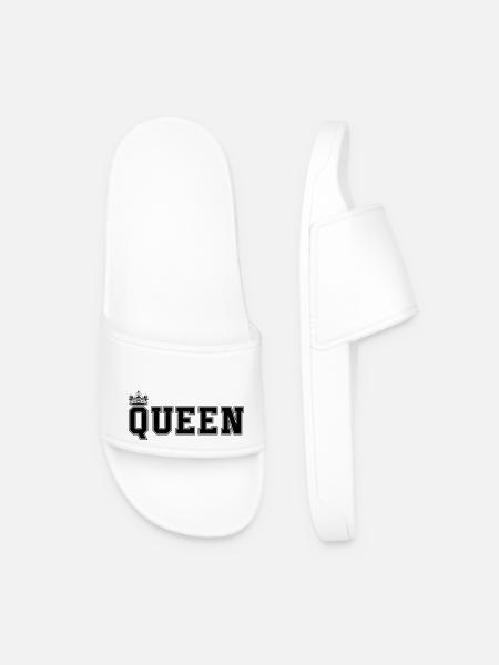 queen - Men’s Pool Sliders - white