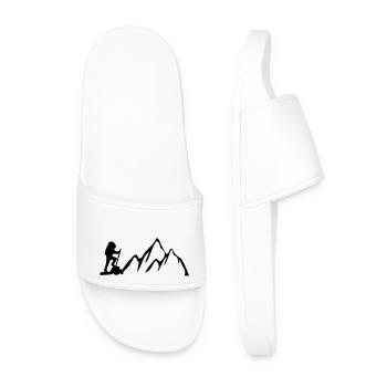 mountain hike - Men’s Pool Sliders - white - Front