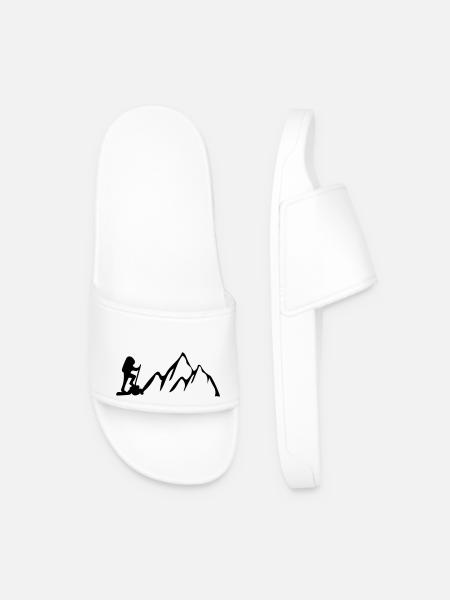 randonnée en montagne - Claquettes Homme - blanc