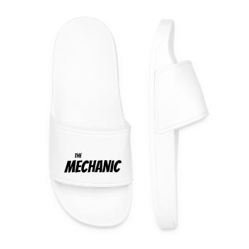 Der Mechaniker - Männer Badelatschen - Weiß - Vorne