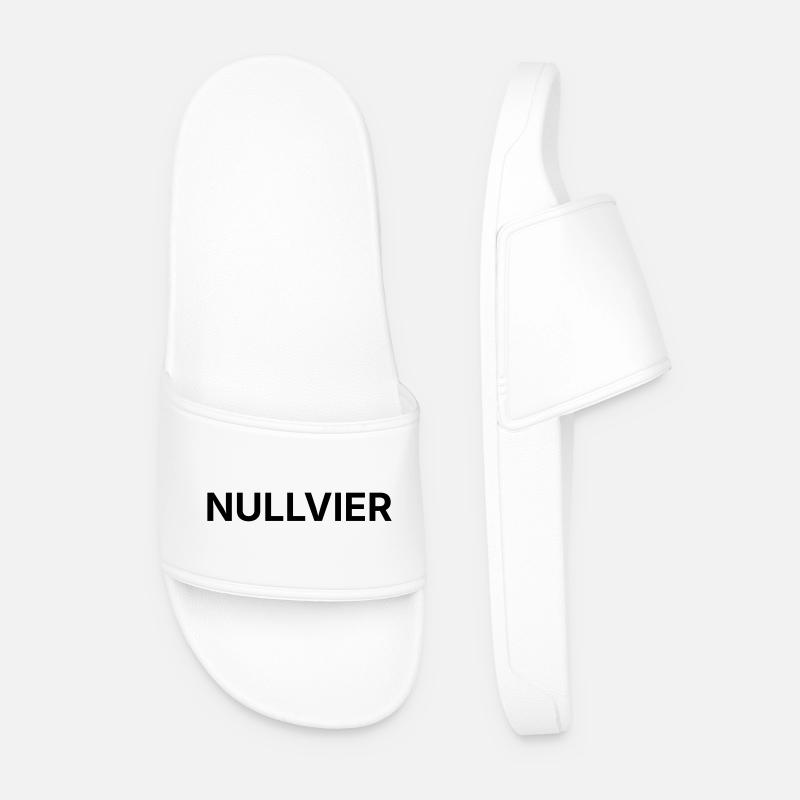NULLVIER - Männer Badelatschen - Weiß