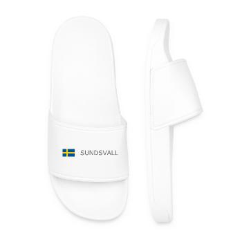 Sweden Flag - Sundsvall - Sverige - Schweden - Männer Badelatschen - Weiß - Vorne
