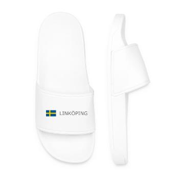 Drapeau de la Suède - Linköping - Sverige - Schweden - Claquettes Homme - blanc - Devant