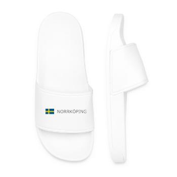 Drapeau de la Suède - Norrköping - Sverige - Schweden - Claquettes Homme - blanc - Devant