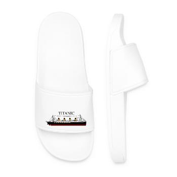 Titanic in color - Men’s Pool Sliders - white - Front