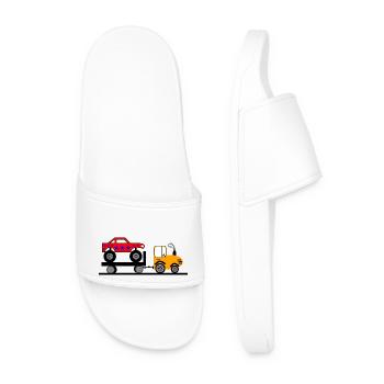 Tracteur - Claquettes Homme - blanc - Devant
