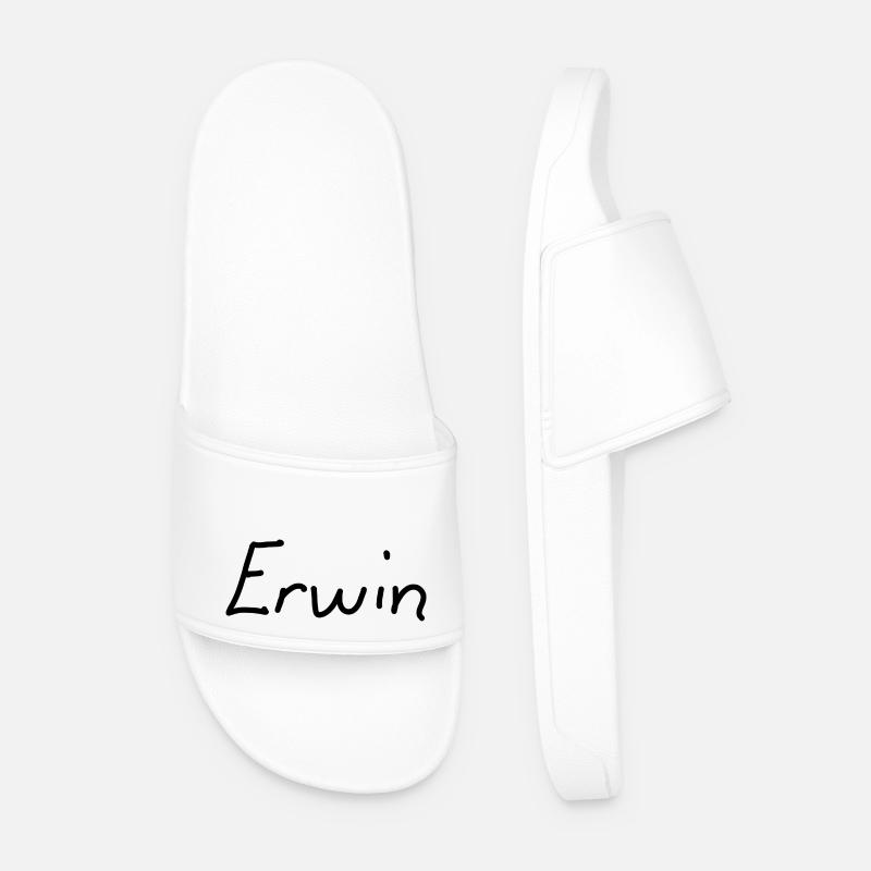 Erwin - Männer Badelatschen - Weiß