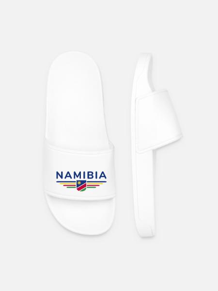 Namibia T-Shirt für Fans und Reisende - Männer Badelatschen - Weiß