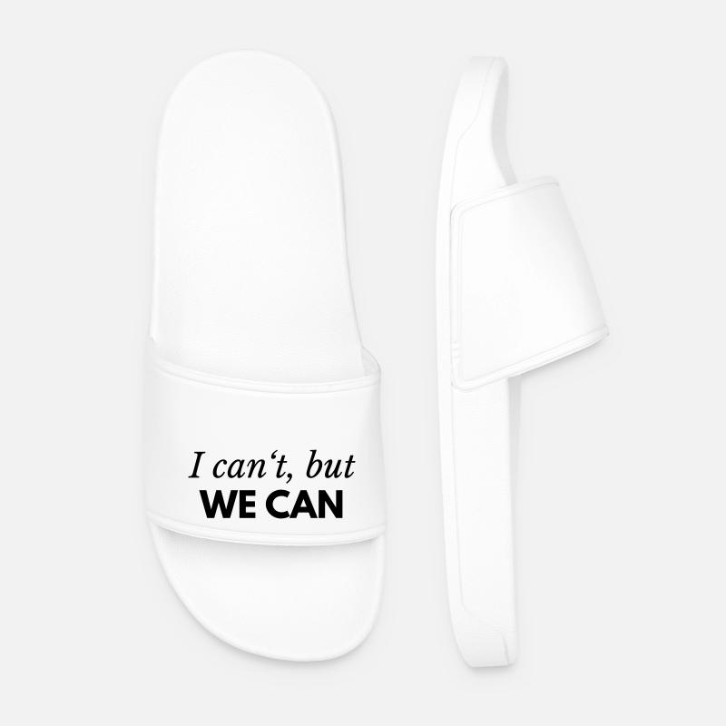 Teamwork - Männer Badelatschen - Weiß