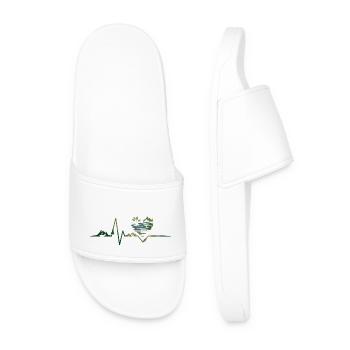 Nature - Heartbeat - Claquettes Homme - blanc - Devant