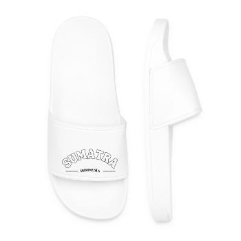 Sumatra Indonesia - Men’s Pool Sliders - white - Front