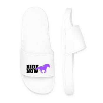 ride now - Men’s Pool Sliders - white - Front