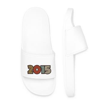 2015 rétro vintage - Claquettes Homme - blanc - Devant