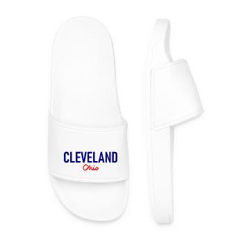 Cleveland - Ohio - USA - United States of America - Men’s Pool Sliders - white - Front