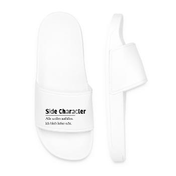 Side Character - Männer Badelatschen - Weiß - Vorne