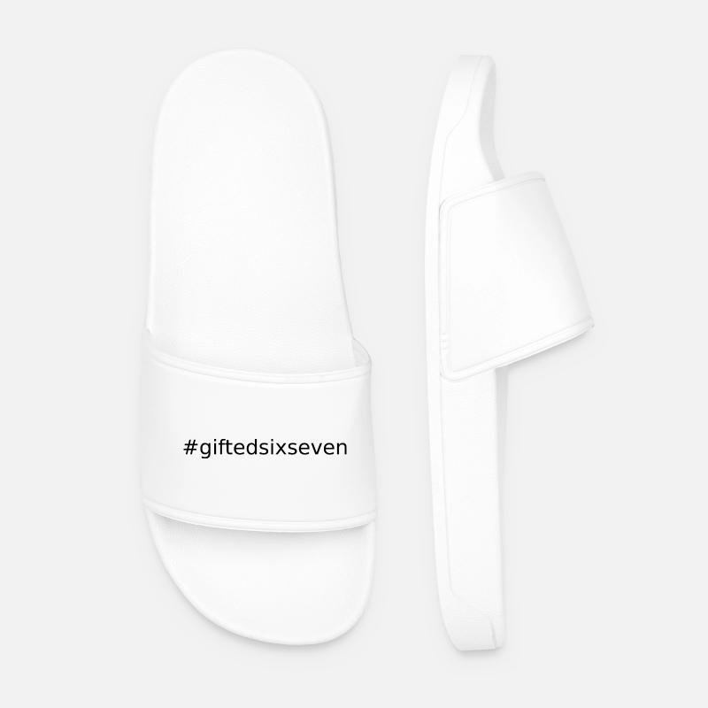 #GIFTEDSIXSEVEN - Männer Badelatschen - Weiß