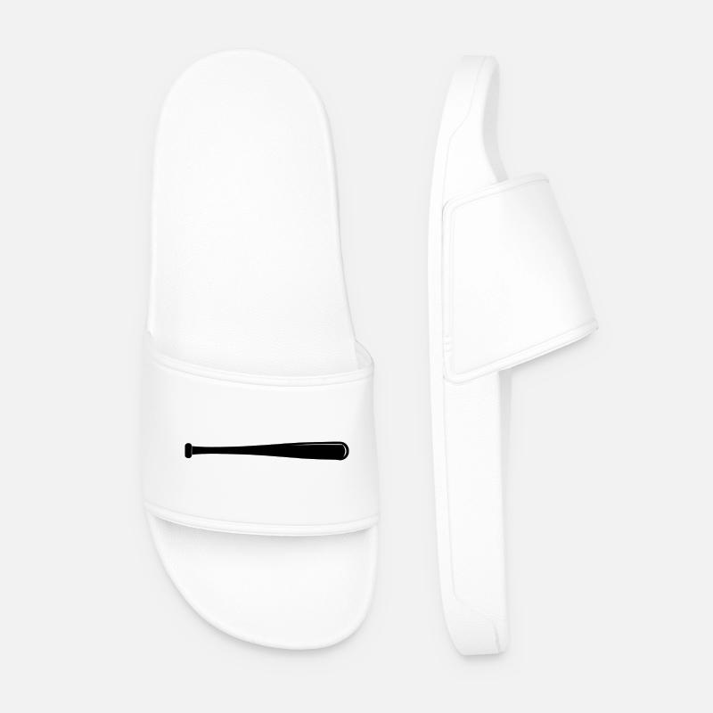 Baseball bat - Men’s Pool Sliders - white