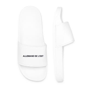 ALLEMAND DE L’EST Ossi est-allemand - Claquettes Homme - blanc - Devant