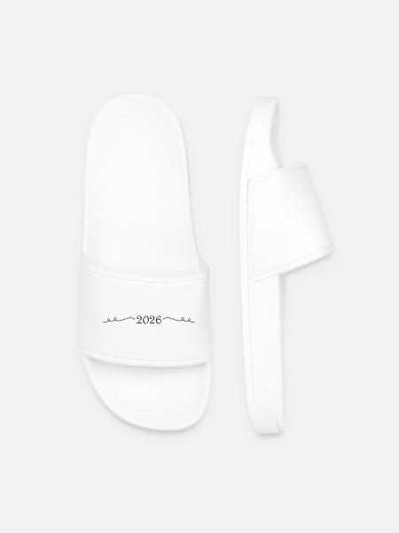 2026 Ornament - Men’s Pool Sliders - white