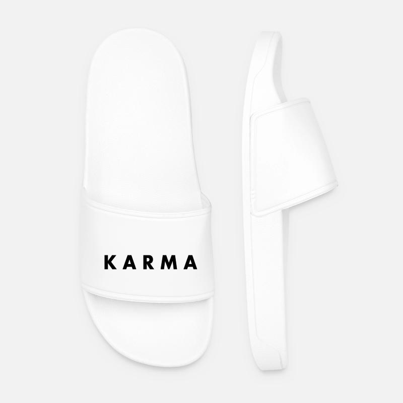 Karma - Men’s Pool Sliders - white