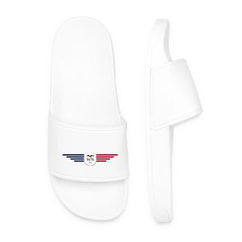 Iowa Fan T-Shirt – Your State! - Men’s Pool Sliders - white - Front
